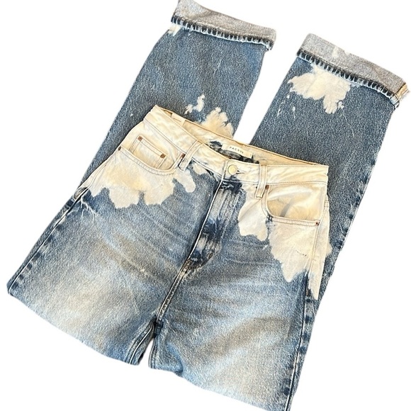 PACSUN 90’s Boyfriend Jeans Woman’s Size 27 High Rise Acid Bleached - Picture 6 of 6